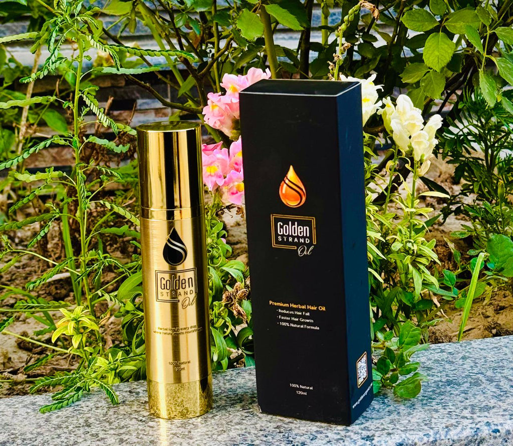 Golden Strand Oil – 100% Natural Premium Herbal Hair Oil (120ml)